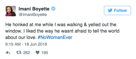 buzzfeednews: Women Are Fighting Back Against Street Harassment With #NoWomanEver