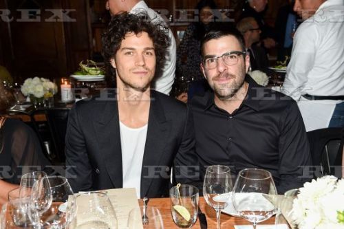 Zachary Quinto and Miles McMillan at the Power, Influence and Gender&rsquo; Dinner, New Yor