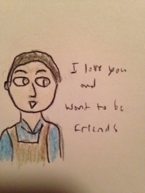 shitty-fallout-art:Robbie luv he new friend(Aka I just wanted an excuse to draw ur lw @aquacura )