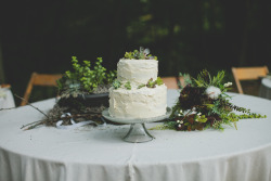 ohhellokelsey:  Our amazing wedding cake! Moist carrot with cream cheese icing. Photos by Kristian Lynae Photography. 