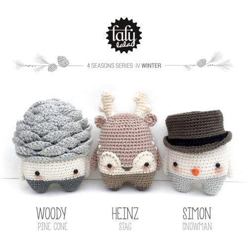 sosuperawesome:Seasons and Holiday Amigurumi patterns from the lalylala Etsy shopBrowse more curated