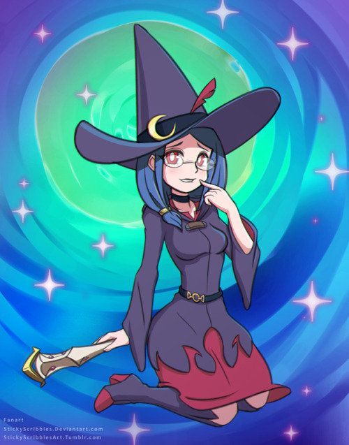 Professor Ursula Callistis“Never forget, a believing heart is your magic.” – Ursula Callistis.Professor Ursula from Little Witch Academia suggestion by Moldred.//Like what you see? Support us for more on going art content, naughty versions,  and