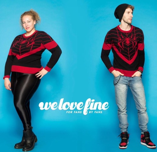 nerdachecakes:welovefinetees:You asked for more Spider-Verse fashion and we delivered! We launched t
