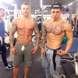 fagslave4roughnastymasters:  ALPHA GYM FAG WHORE:3“Hey Faggot..Me and my brah,been waiting fuckin’ ages to use your tight cunt holes ..Now get the fuck over here so i can give my dick a fuckin’ work out stretching your cunt..and fuckin’ move it