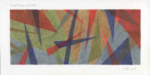 alicearonssohn:( à regarder en grand )Travail de synesthésie réalisé en écoutant de la musique ; rep