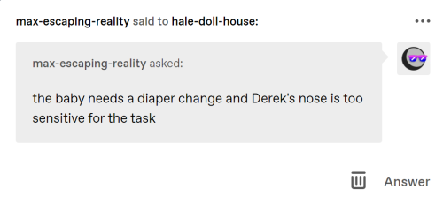 Sterek Scene: A shocking Stink! In which Derek seems all tough until he catches his first whiff of a