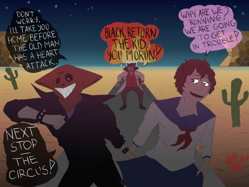 Black And Ani (SCP-144-JP By @aronaax) Are Hitting The Road! Daddy's Not Having It...