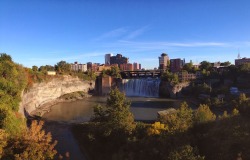 citylandscapes:  High Falls, Rochester, NY Source: TPH2 (reddit)
