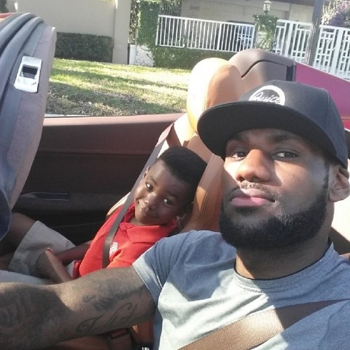 fuckyeahlbj:  @kingjames: Rolling around the city with my homie Bryce Maximus. #RWTW #StriveForGreatness