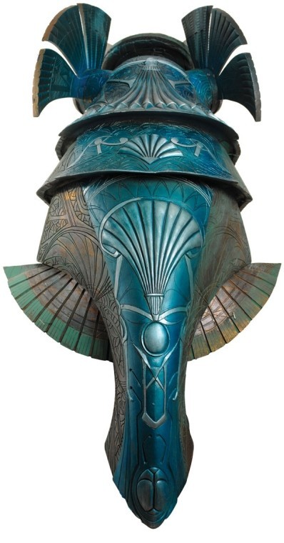 dorkilybeautiful:  fuskida:  Anubis helmet of the type which was worn by Ra’s First