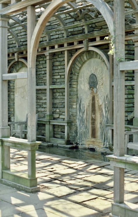 Pergola, Gardens, Dumbarton Oaks, Washington, DC, 1974.