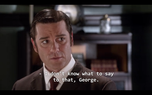 ha-bloody-ha:Big George Energy (with bonus priceless look from Murdoch). 07x11, “Journey to th