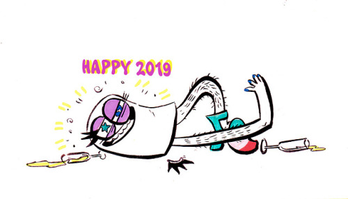 Party early, crash early. Happy 2019! 