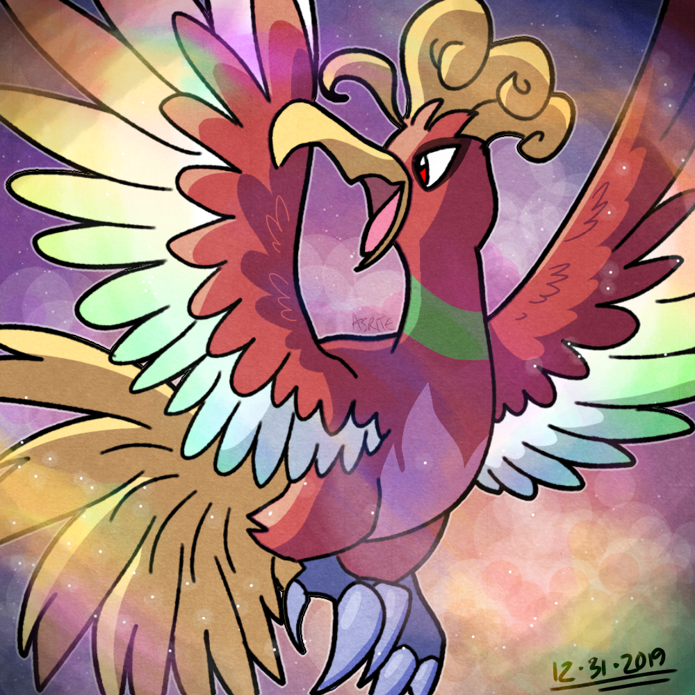 fionn (they/them) - commissions open! on X: Ho-Oh is the #Rainbow  Pokémon so that's an easy one  / X