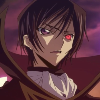 icons and headers — Lelouch Lamperouge from Code Geass: Hangyaku No