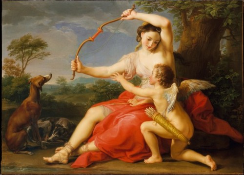 Diana and Cupid, Pompeo Batoni, 1761