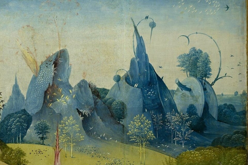 misterdoor:  Hieronymus Bosch - The Garden of Earthly Delights (left panel, detail)