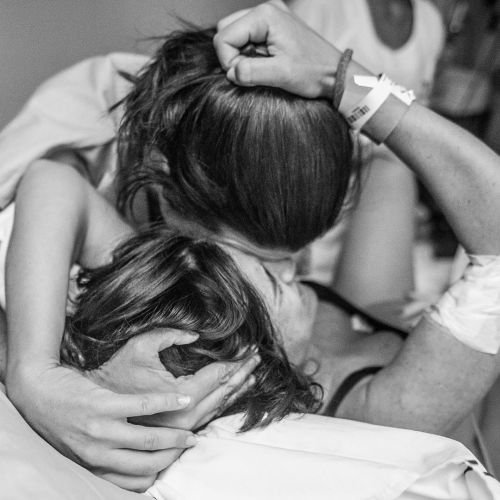 femaleintimacy:  Us, just before our daughter