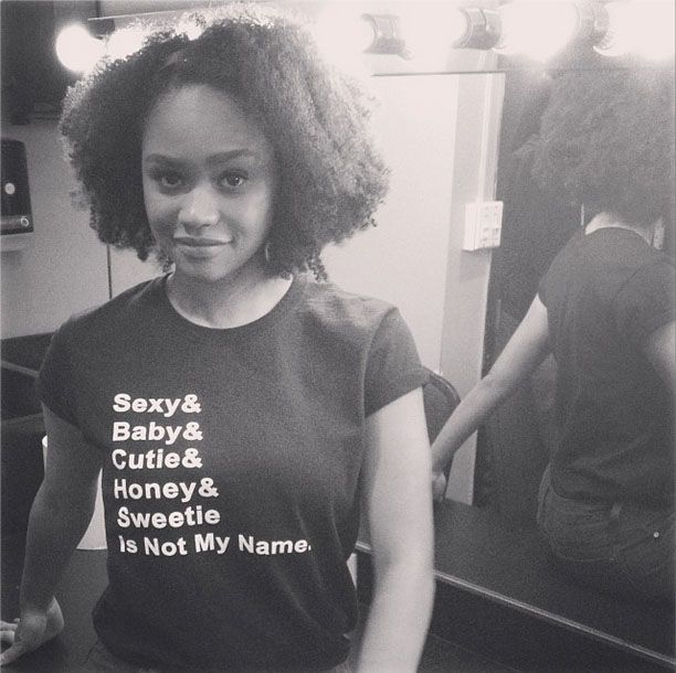 stoptellingwomentosmile:  Tanisha Long.  Is Not My Name Tee. http://stoptellingwomentosmile.bigcartel.com