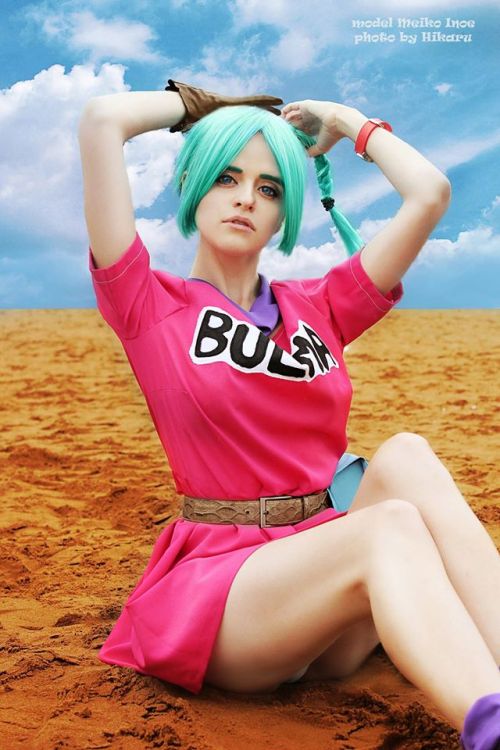meikoinoe:  photographer: Hikarumodel: Meiko Inoecostume: Meiko Inoeretouch: Meiko InoeMy cosplay Bulma from Dragon ballMore photos later. :)