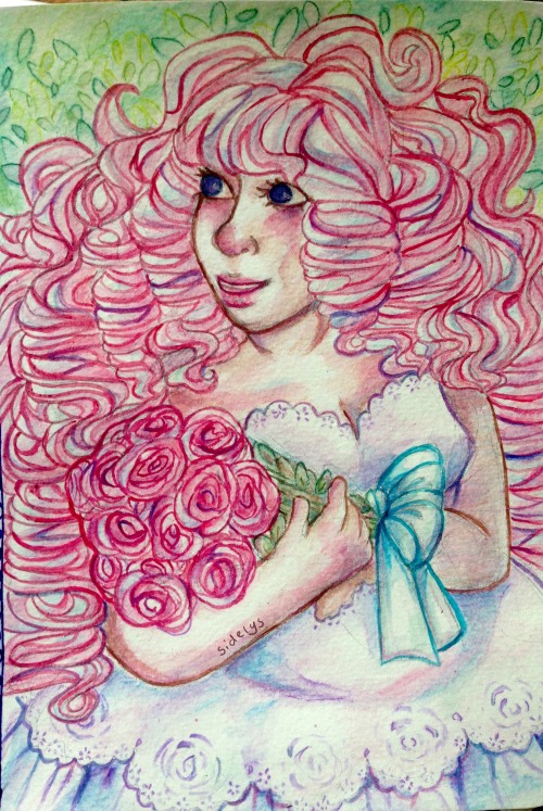 experimenting with watercolour pencils!!Art belongs to me, do not trace, copy, alter or repost anywh