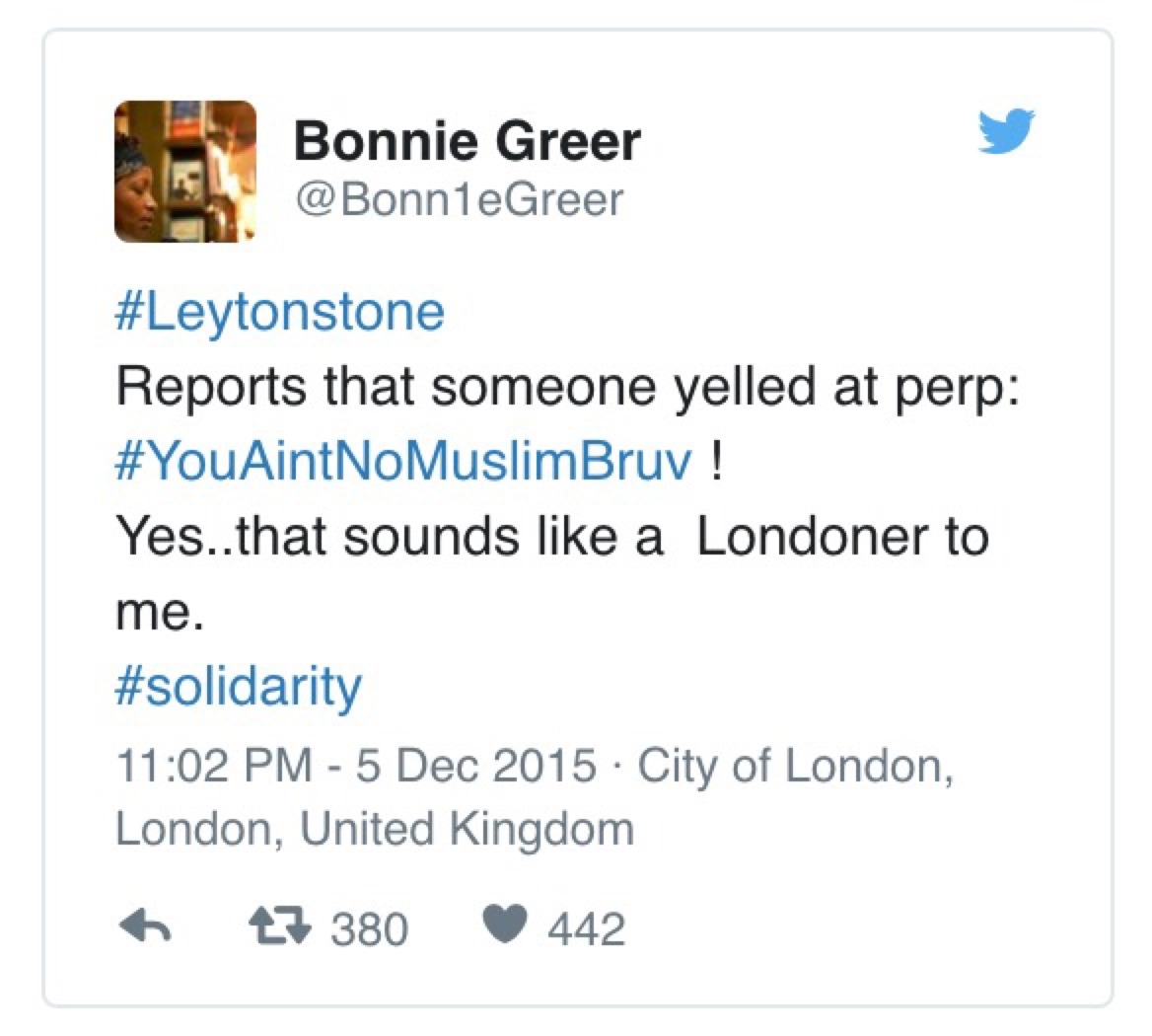 lost-lil-kitty:  Not only did one brave Londoner respond to the terrorist stabbing