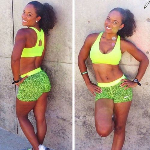 brownbeautiesparadise: “Treat your body RIGHT” - Fitness Friday- @healthcoachhj #beautiful #baddie #