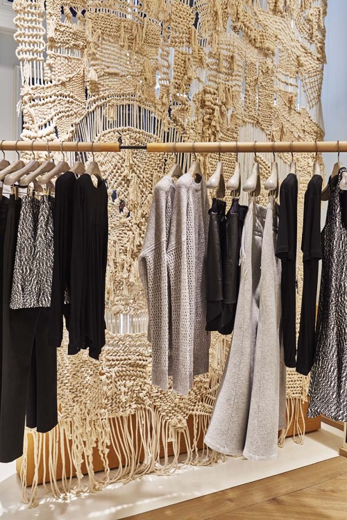 {Retail therapy over the lunch break from New York-based Studio Sofield. Love the angled hanging rod