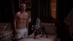 celebundiedrawer:  Glen Powell in Boxers