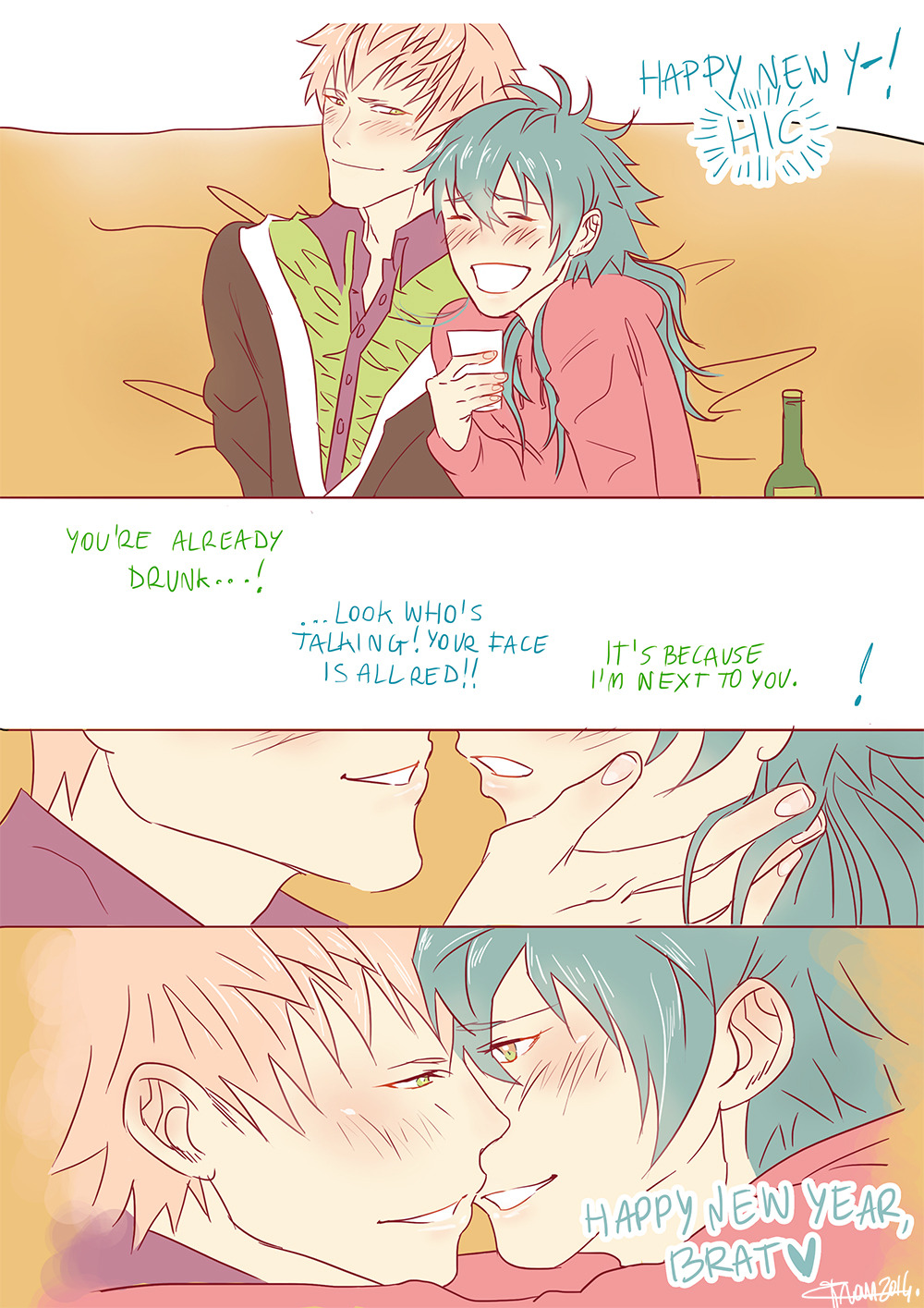 keepcalmkeepdrawing:  Happy New Year everyone! ^0^/ ❤  Since timezone differences