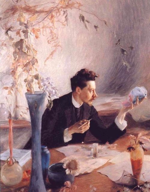 crimsonkismet:Victor Prouvé, Portrait of Emile Gallé, 1892.