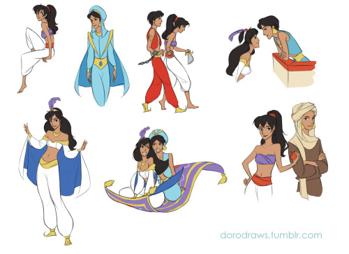 jackthevulture: dorodraws: Genderbend Aladdin No one can understand my internal turmoil over whether
