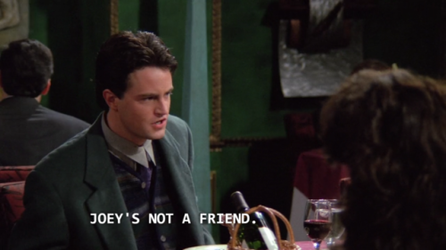 ruffboijuliaburnsides: apprenticeofdoyle: I think everyday about how Friends could have been good if