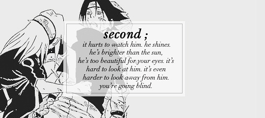 sasukura:    five things you know and one thing you don’t. (x) 