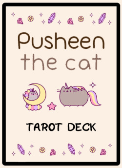 Hungrymelissa:  I Couldn’t Sleep, So I Made A Pusheen Tarot Deck. All Art Comes