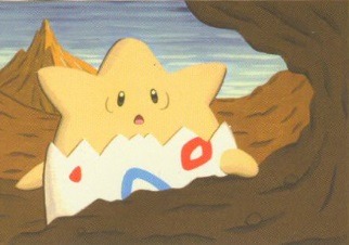 dragonitedelight:  Togepi in the Pokémon TCG Happy Easter! ★/☆  