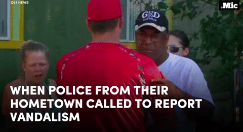 the-movemnt:  at least this time, love conquered hate (x) follow @the-movemnt 