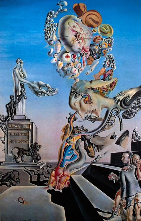 surrealistaa:Salvador Dalí, The Lugubrious Game, 1929.