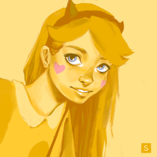 just remembered huevember today, so. day 4 huevember star butterfly sketch, inspired by loish!