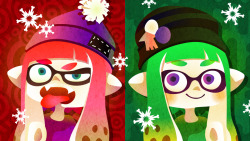 splatoonus:  ♫You better spray ink, You better really try.If your team loses,You might cry: Splatfest is coming to town!Splatfest is coming to town!Splatfest is coming to town! We’re making a list,We’re checking it twice.Visit the plaza and voteWho’s