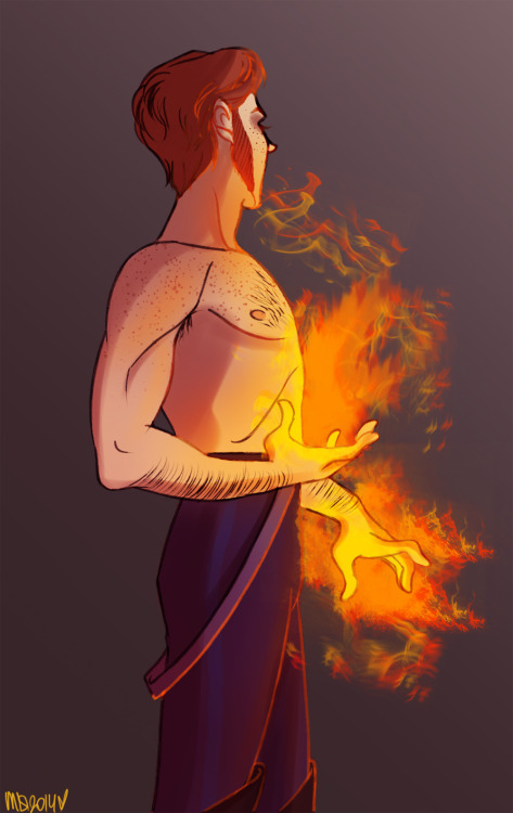 artofmisi:Let my fire rage on!Oh my Hans…