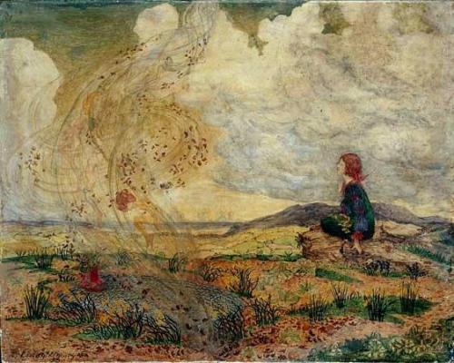 ROBERT JAMES ENRAGHT MOONY (1879-1946)Wind Fairies (Ireland, 1938)Oil on linen 