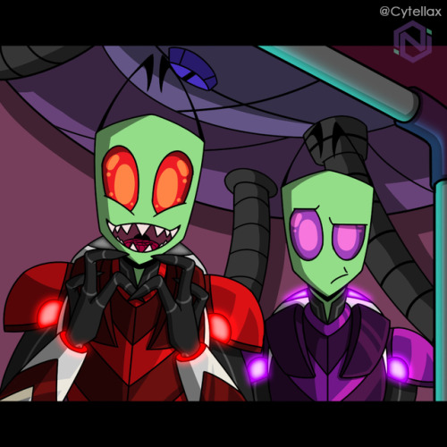 cytellaxartblog:A screenshot redraw that I did. I love these dorks so much, look how happy Red is!