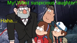 tannermumm:One of the many reasons I love Gravity Falls has to be how it incorporates all these pop culture cliches, tropes or gags and turns them into pure comedic gold!  I love how they twist your expectations and make something new and unanticipated.
