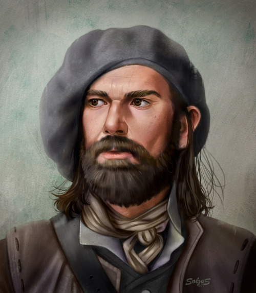 solgasart: For all Murtagh fans! Earlier I painted older Murtagh but wanted to paint him younger to