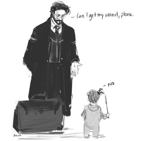 blvnk-art:Harry Potter vs a toddler