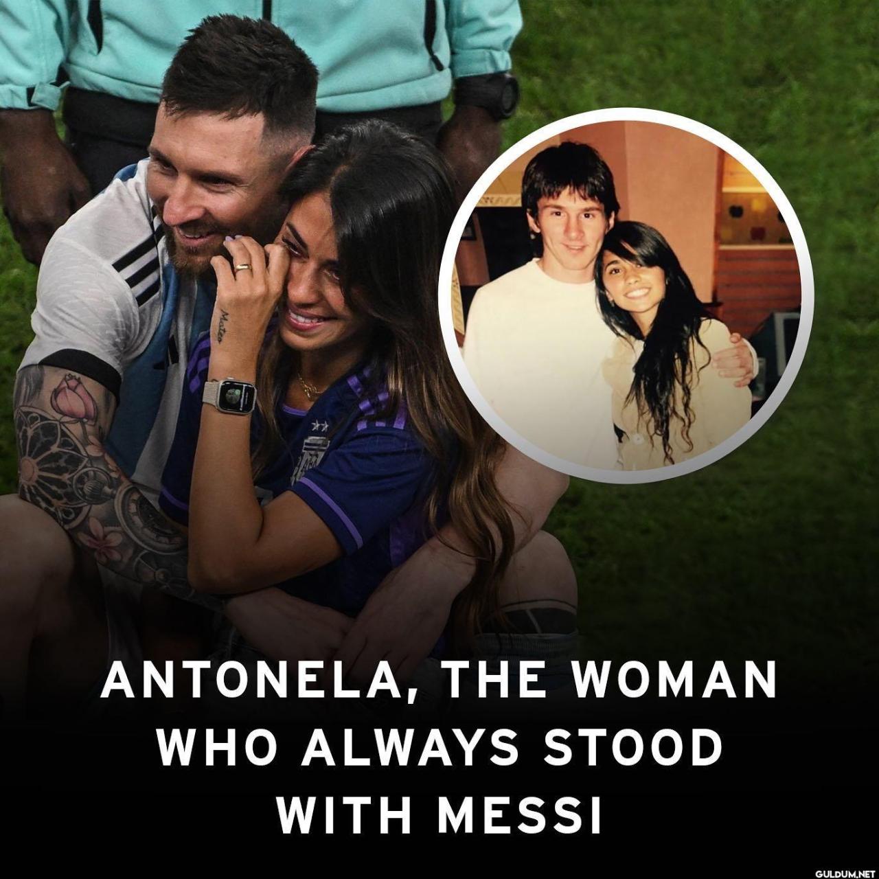 Lionel Messi and his wife...