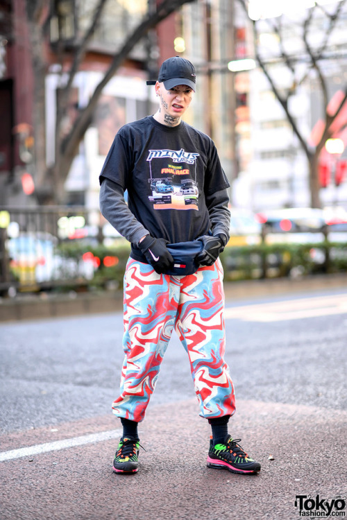 gorps:toastpotent:pacificrim:tokyo-fashion:Tattooed French fashion model Loic - featured in recent V