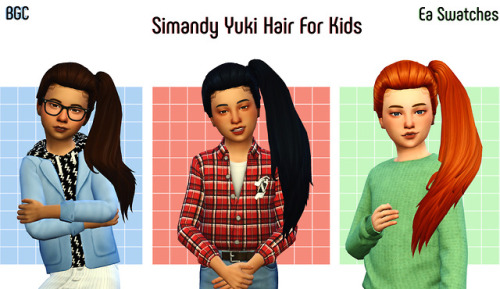 @simandy Yuki Hair For Kids ♡ My first kids conversion! It was easier than I expected and I will be 