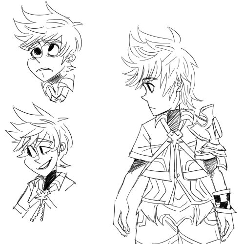eona-art:Kingdom Hearts doodle dump I have no idea how to draw these kids